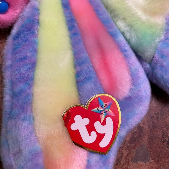 Ty Rare and Retired Colorful Flitter the colorful Butterfly Beanie Baby - Picture 3 of 7